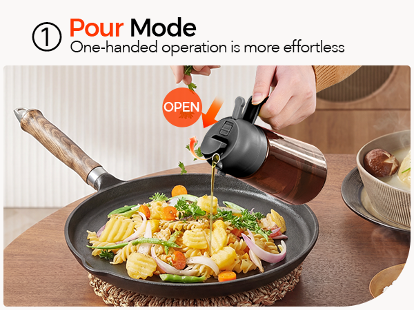 pour mode push &amp; pour