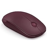 Unipows Wireless Mouse - 2.4G Slim Portable Computer Mouse with Nano Receiver, Less Noise Mobile ...