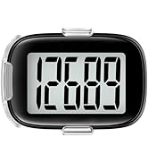 Pedometer Walking Simple 3D Step Counter with Clip and Lanyard, Activities Fitness Tracker Withou...