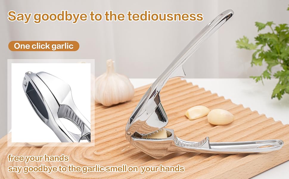 Garlic press