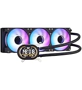 darkFlash DH360D V1.2 All-in-one Liquid CPU Cooler with Display, CPU Monitoring, ARGB Sync, PWM F...