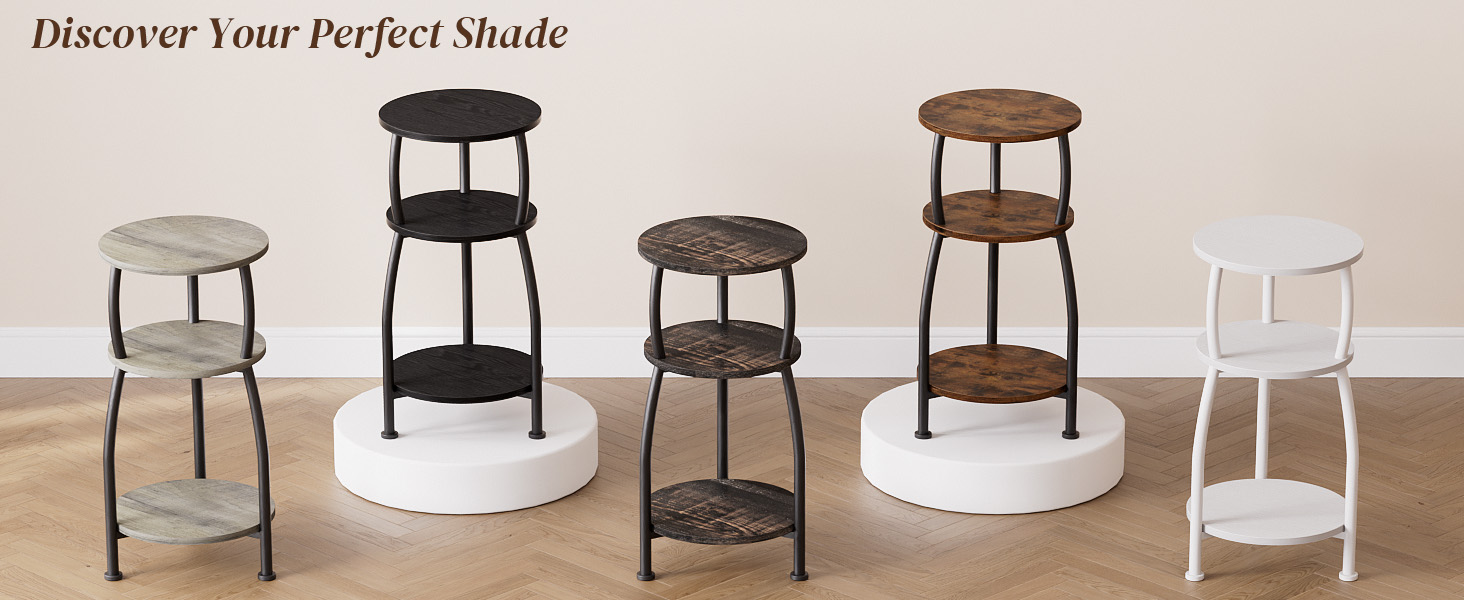 Small Round Side Table