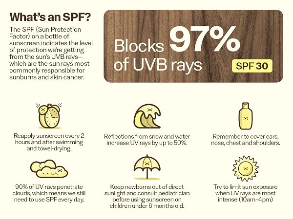 Sun Bum SPF 30 education