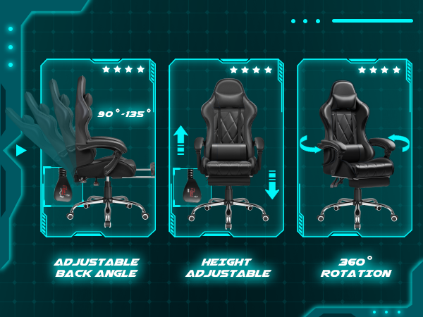 Height and Back Adjustable