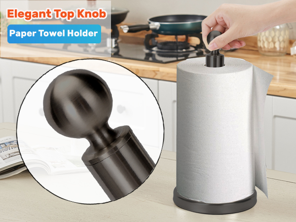 Black Paper Towel Holders