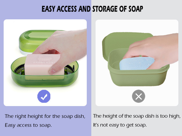 Plastic Large Travel Soap Case