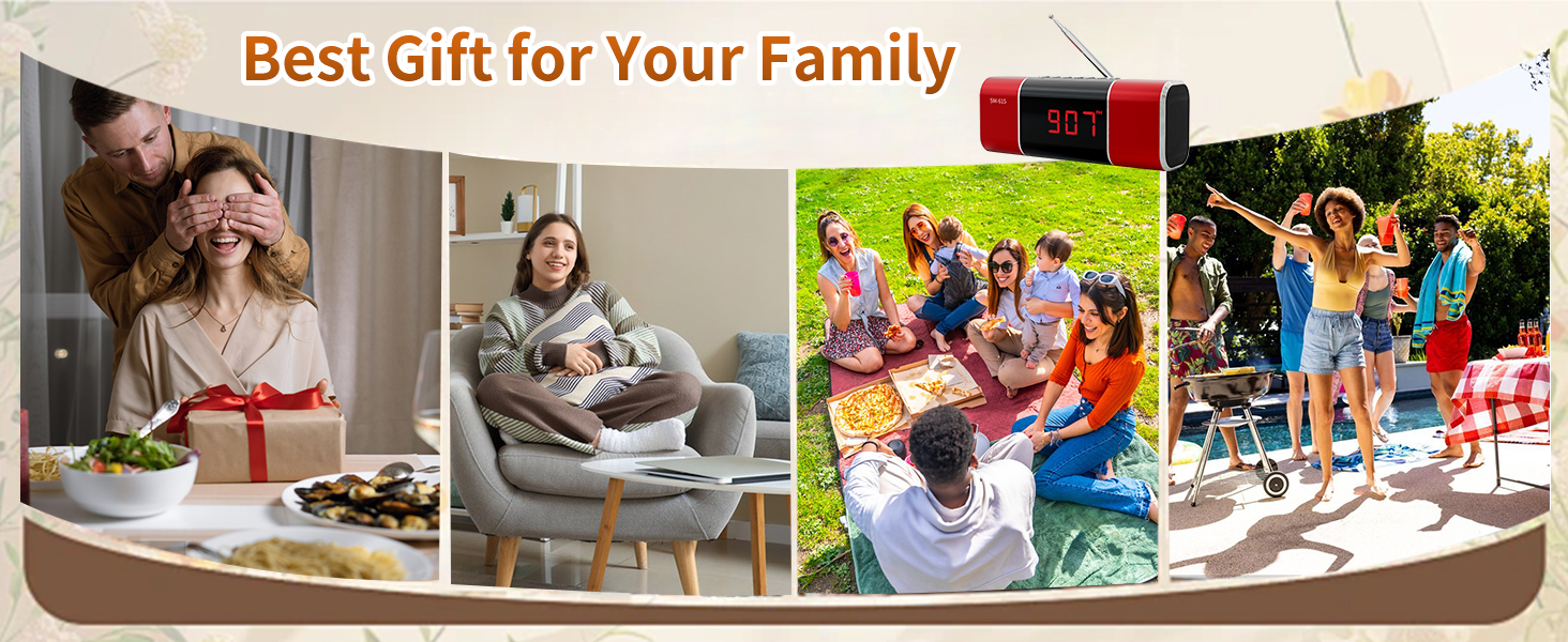 FM Radio Bluetooth Speaker