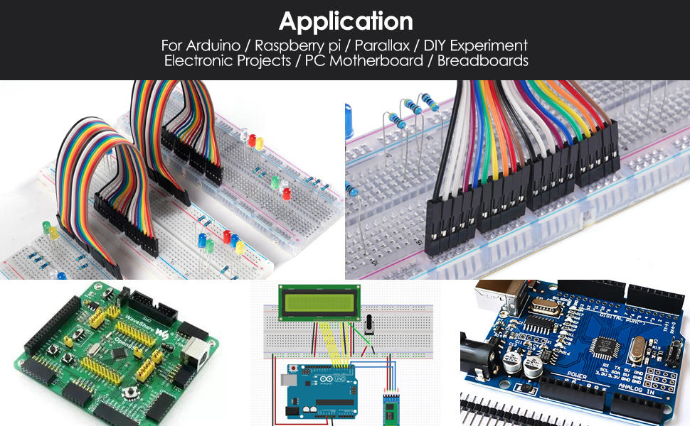 application For DIY experiment / Electronic projects / Breadboard / PC motherboard / PCB project