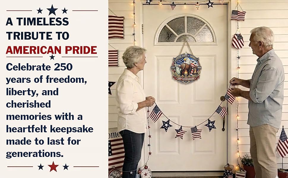 America 250 patriotic keepsake