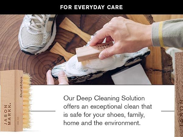 Premium Shoe Cleaner effectively cleans and conditio. Bottle will clean up to 100 pairs of sneakers!
