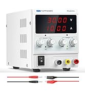 DC Power Supply Variable,0-30V 0-10A Adjustable Regulated Bench Lab Power with 4-Digit Display,fo...