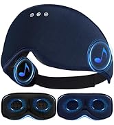 AHUIARGY 2-in-1 Bluetooth Sleep Mask, Eye mask with Bluetooth Headphones Sleep Headphoneswith 3D ...