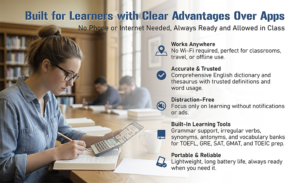 digital dictionary with word games handheld electronic English dictionary with spell checker