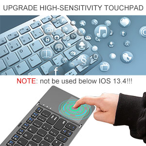 Foldable Keyboard with touchpad