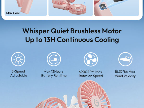 Portable Handheld Mini Fan