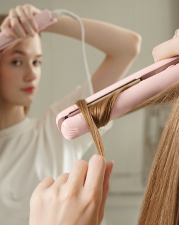 pink hair straightener