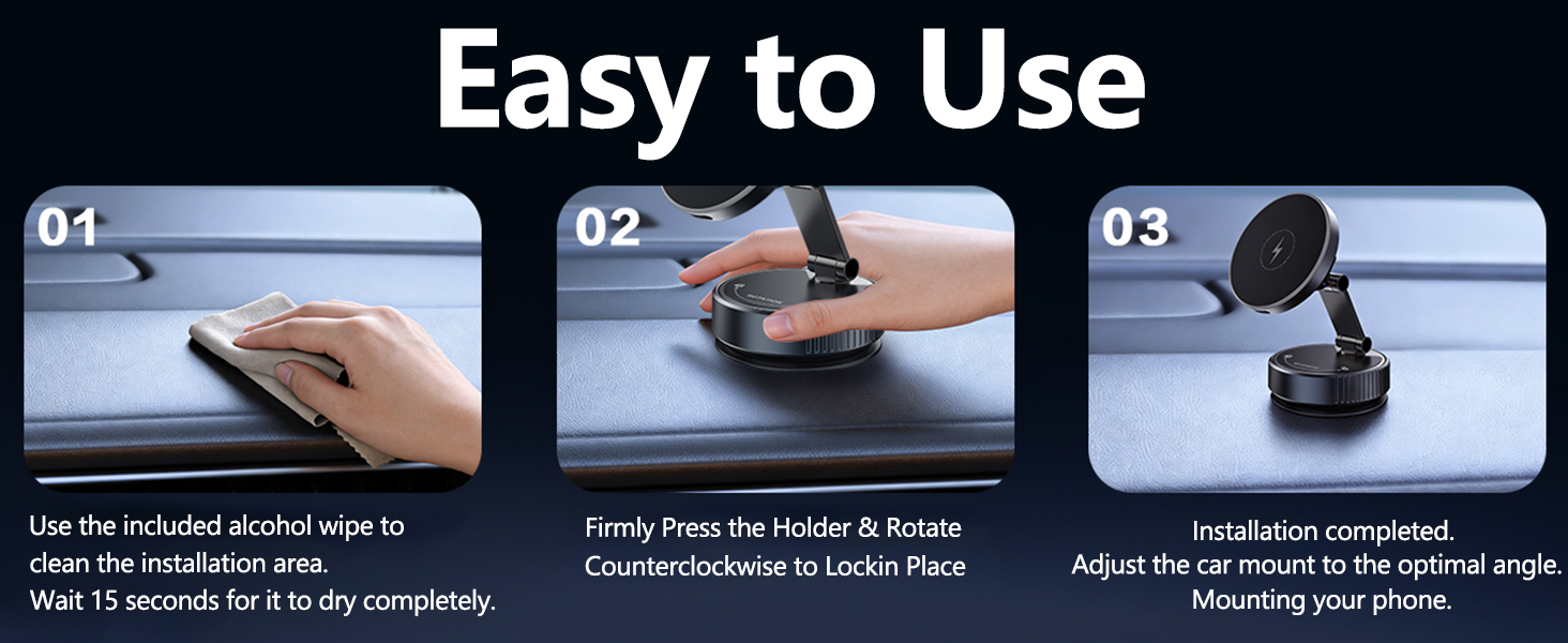 magnetic car phone holder