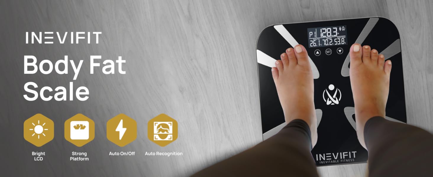 I-BA003 - INEVIFIT - Best Body Fat Scale - Premium A+