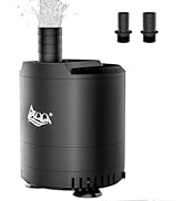 AQQA 160-800GPH Aquarium Submersible Water Pump Fish Tank Small Water Pump Adjustable Waterflow w...