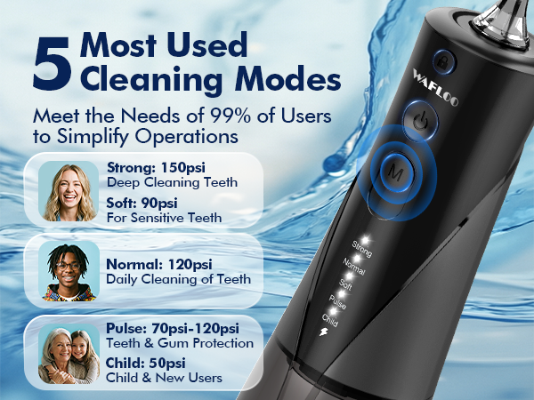 cleaning water flosser
