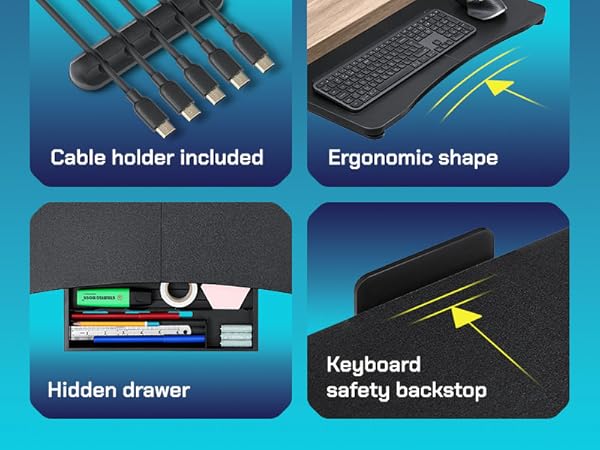keyboard desk tray
