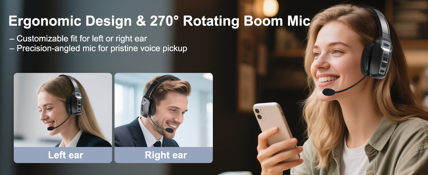 Bluetooth Headset for Truck Drivers 2