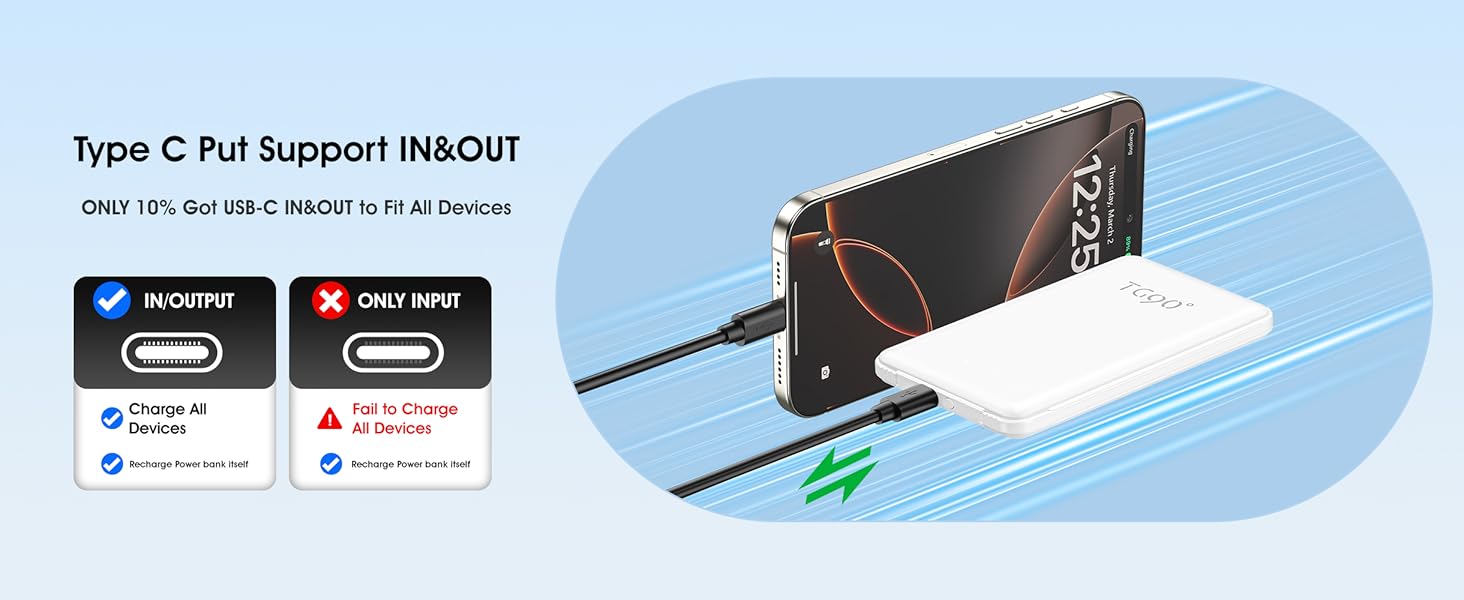 slim portable charger