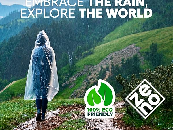 rain ponchos for adults poncho adult compact pocket travel emergency raincoat packable with hood