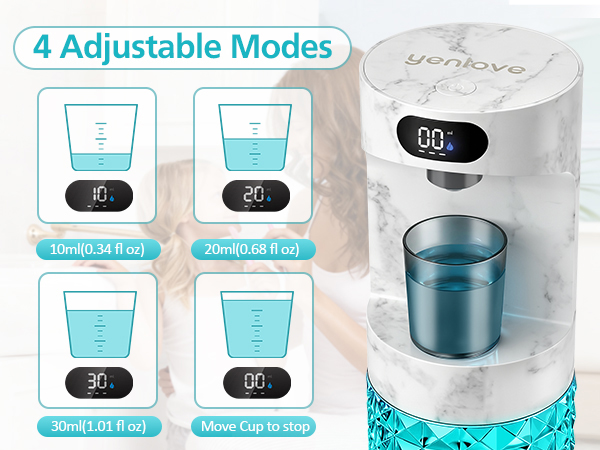 automatic mouth wash dispenser