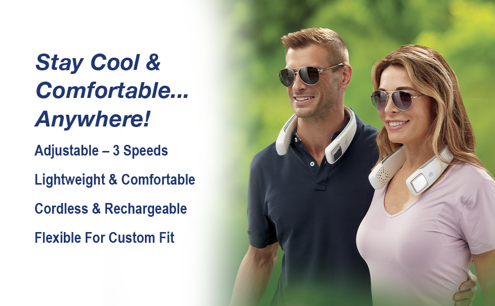 Arctic Air Freedom: 3 speeds, lightweight, flexible, cordless &amp;amp; rechargeable