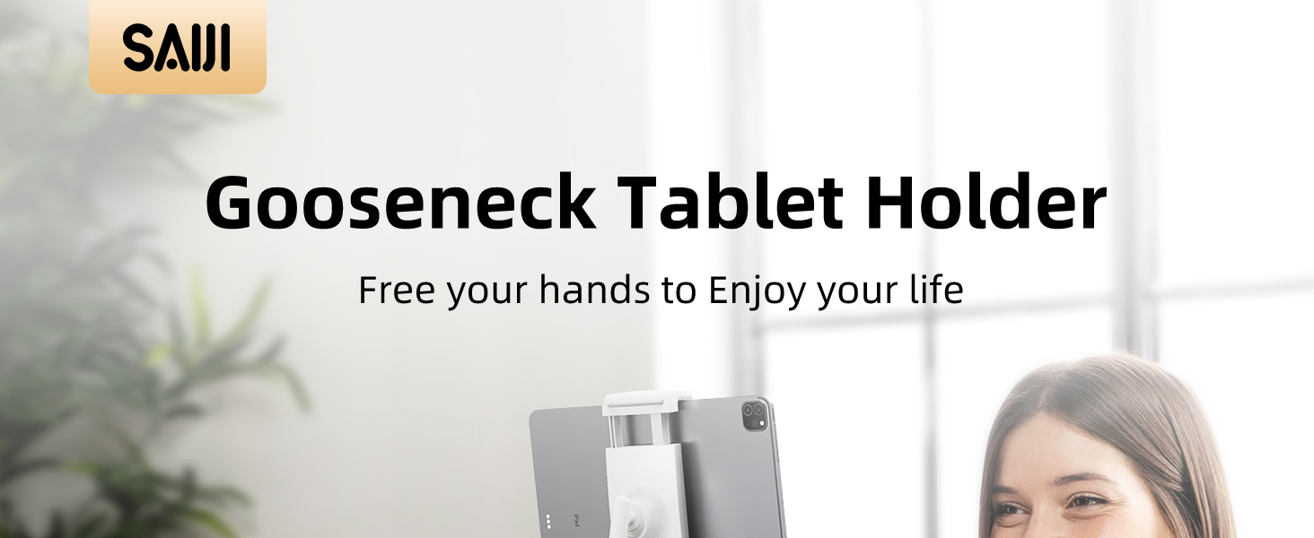 Gooseneck Tablet Holder for Bed