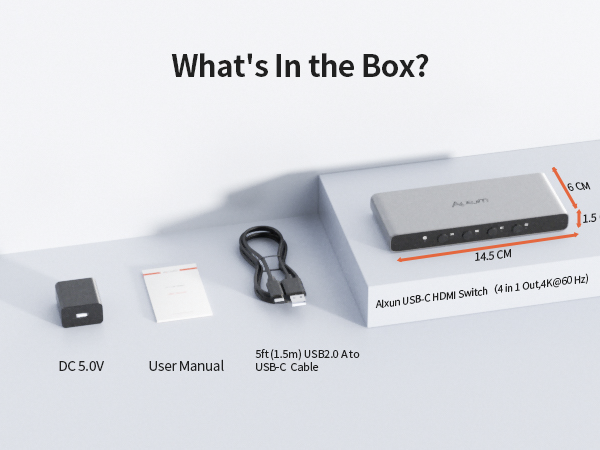 dual hdmi dual usb-c switch