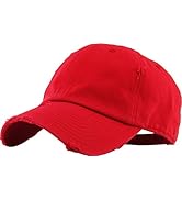 KBETHOS Vintage Washed Distressed Cotton Dad Hat Baseball Cap Adjustable Polo Trucker Unisex Styl...