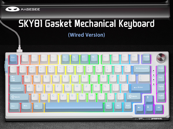 SKY81 Gasket Mechanical Keyboard (Wired Version)