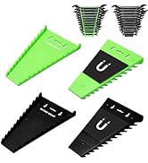 SUNHZMCKP 4 Pack Wrench Organizer for Toolboxes, Magnetic Wrench Rack Tool Trays, Wrench Holder u...