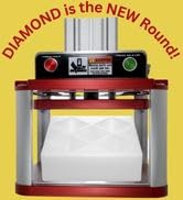 R.E.D. Press collage with Diamond is the New Round