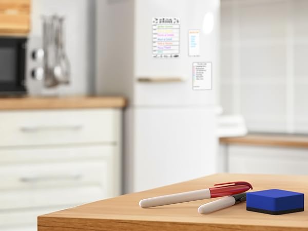 non-magnetic dry erase markers with eraser