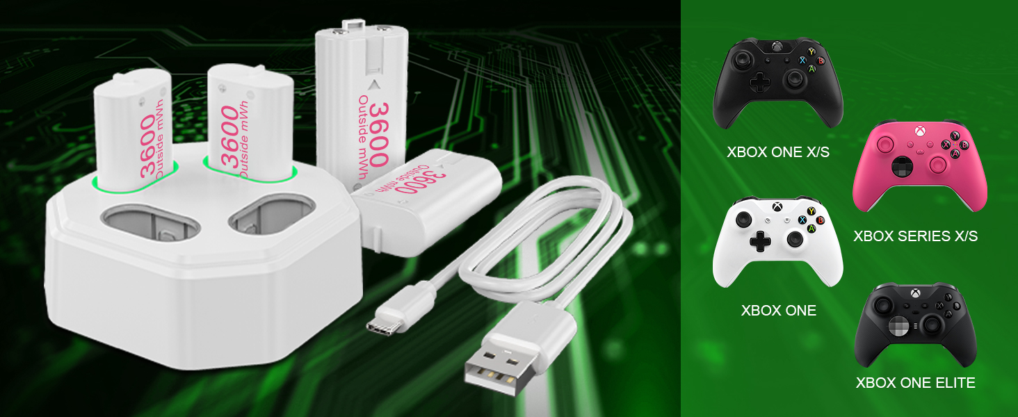 xbox controller rechargeable battery