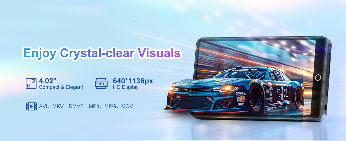 mp3 player with Bluetooth and wifi