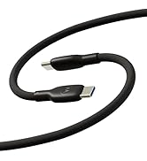 Motorola TurboPower Silicone 5A Black USB-C to USB-C Cable- 100W, 40k bends, Flexible for Type C,...