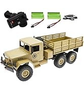 jaming WPL B16 Remote Control Car,2.4G Full Scale 6WD Climbing RC Truck,All Terrain RC Cars Off R...