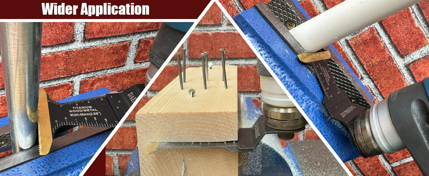 Titanium Oscillating Tool Blades Metal Cutting