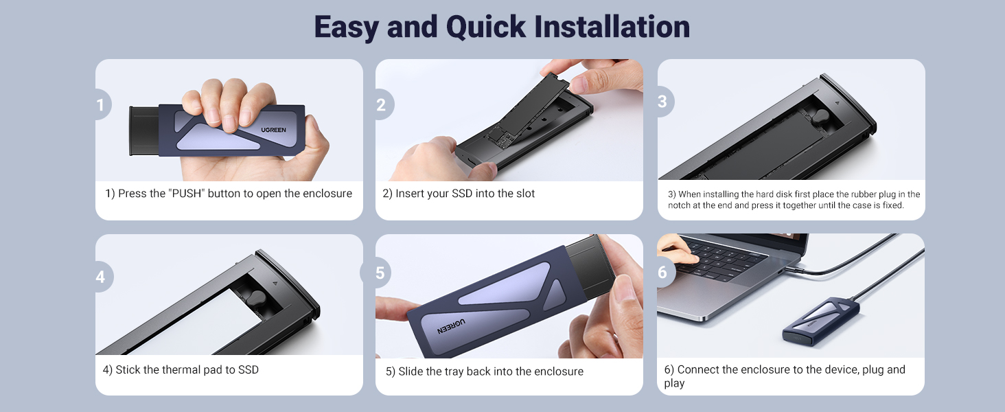 Ugreen 10G ssd enclosure