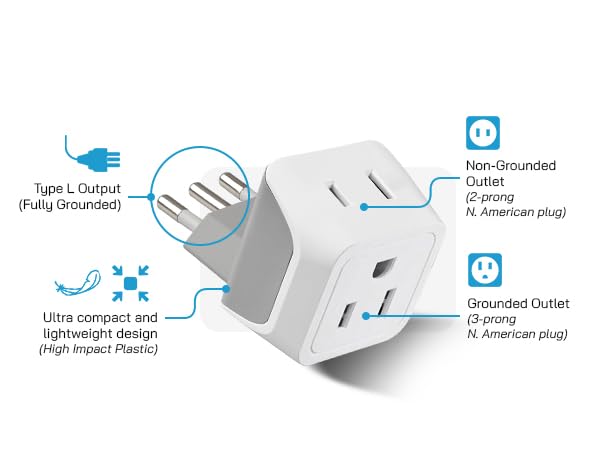 italy power adapter converter