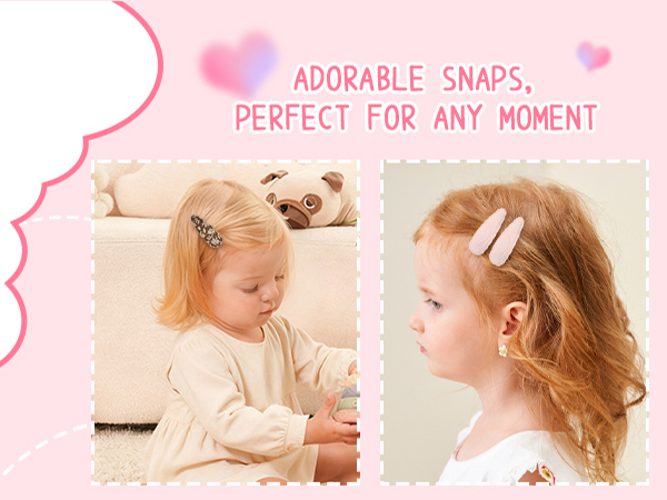 Floral Print Hair Clips