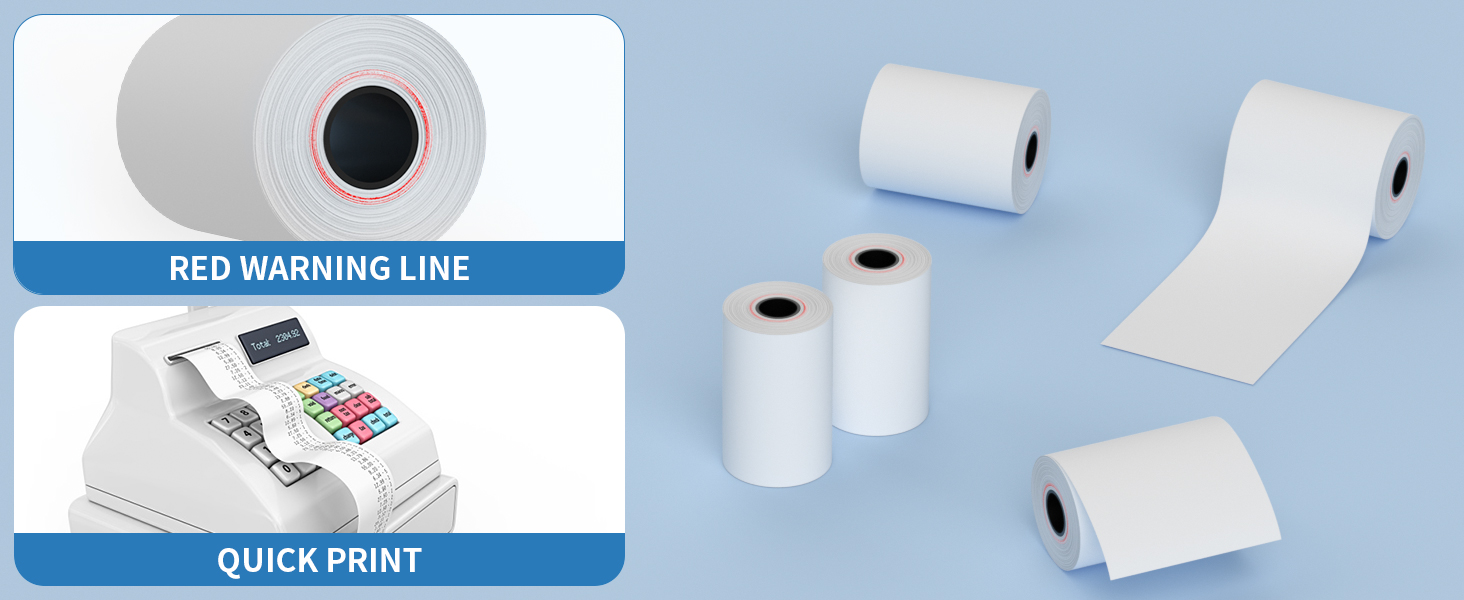thermal paper credit card paper rolls 