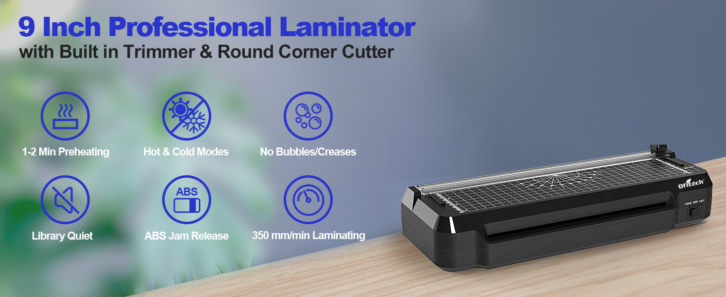 9 inch laminator