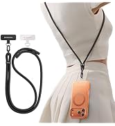 TORRAS Phone Lanyard Crossbody with 2 Phone Tabs, Adjustable Anti Theft Phone Strap for All Phone...