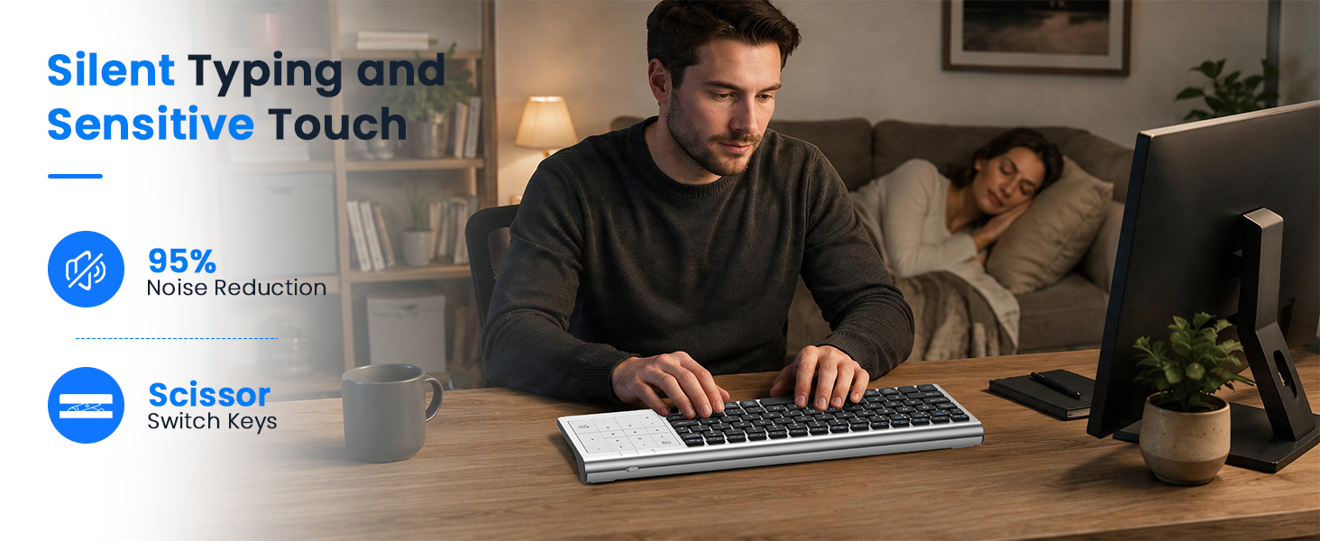 wireless bluetooth keyboard with trackpad keyboard with touchpad keyboard for tv