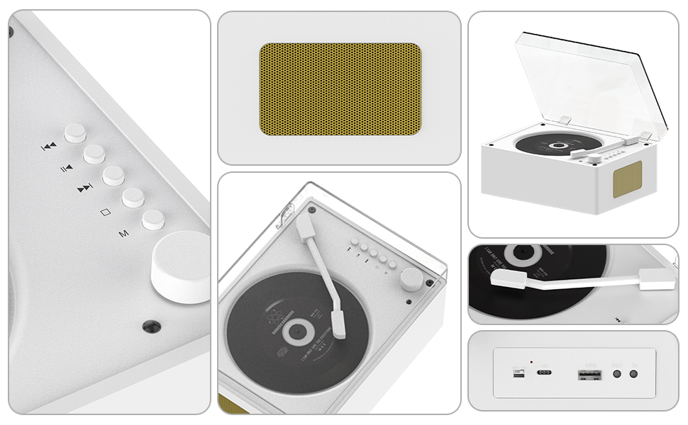 Portable CD Player with Bluetooth 5.3